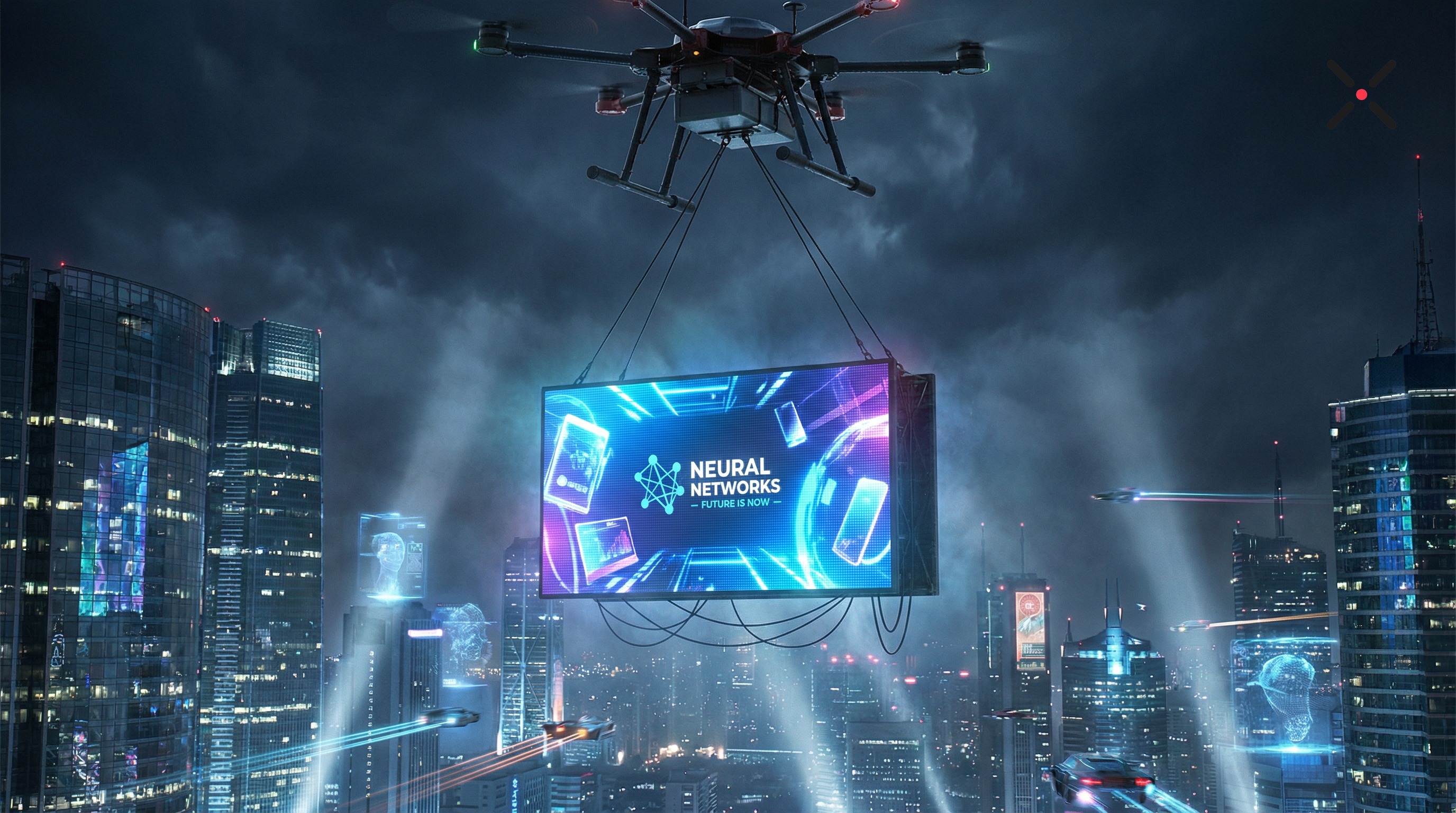 スマートシティ×ドローン広告